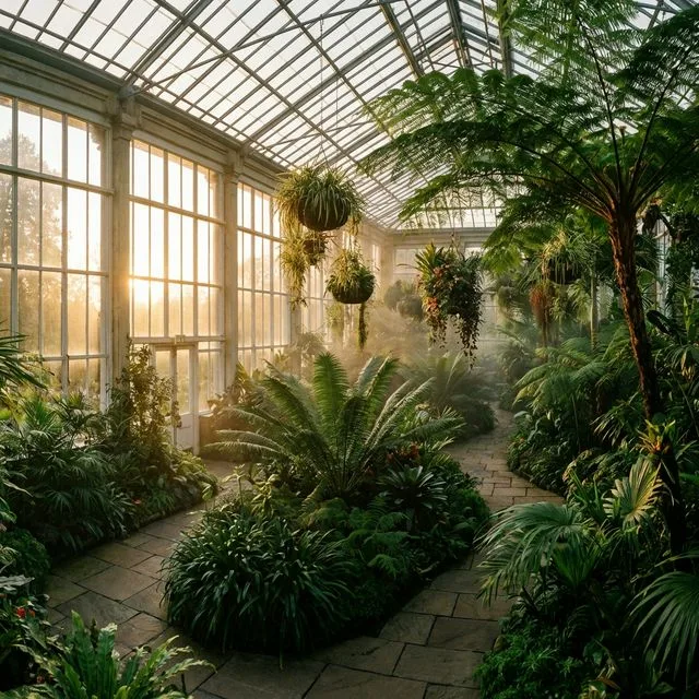 Garden Panorama Background